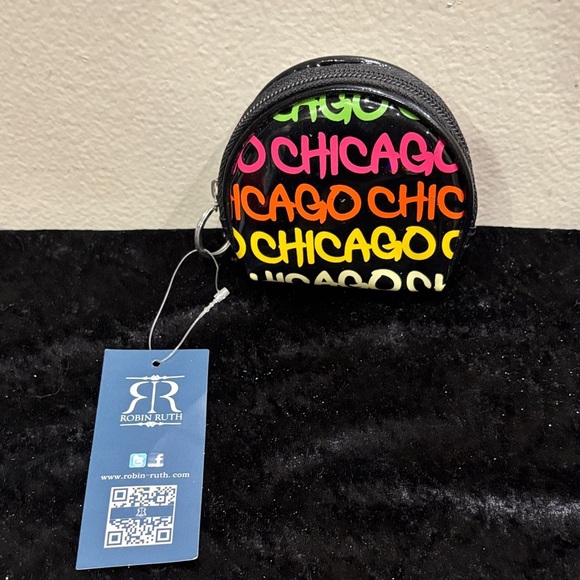 Robin Ruth Multicolor Chicago Coin Pouch - Picture 1 of 4